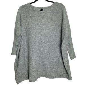 Style & Co gray knit sweater loose fit size S